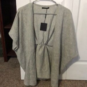 South Moon Under Gray/Silver Shawl/Shrug